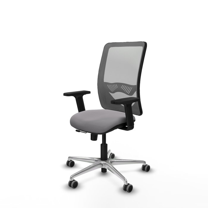PIQUERAS Y CRESPO Silla de Oficina Zulema Gris con Mecanismo Sincro/Traslack