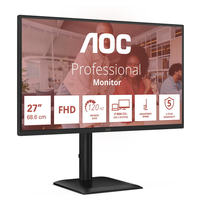 AOC 27E4CV Monitor de 27 pulgadas Full HD IPS 120 Hz AOC 27E4CV Monitor de 27 pulgadas Full HD IPS 120 Hz