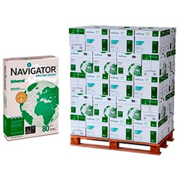 Navigator A4 80 gr Papel Universal - 1 Palet (300 Paquetes)