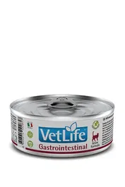 Farmina Vet Life Cat Gastrointestinal Alimento Dietético para Gatos con Problemas Digestivos - Lata 12 x 85 gr