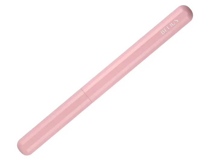 Belius Betaverse Pluma y funda similpiel rosa, tinta azul, caja de diseño M 130-148 caracteres