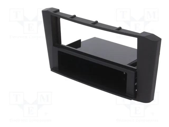 ACV Bastidor de montaje de radio para Toyota Avensis (T25) 2003-2009, 2 DIN, negro