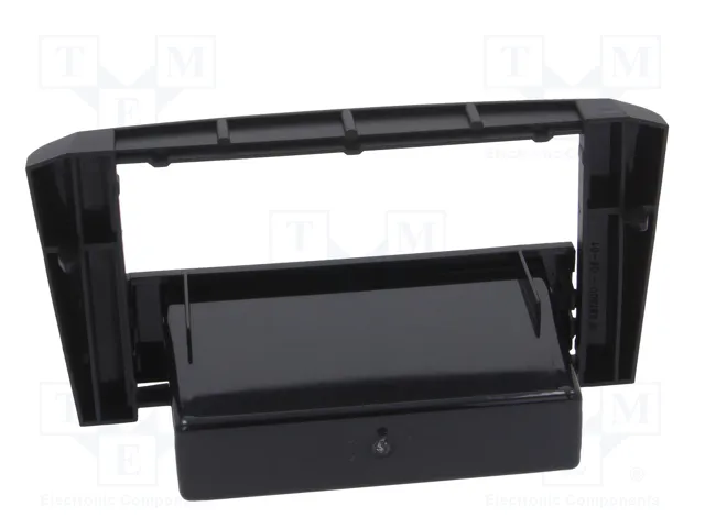 ACV Bastidor de montaje de radio para Toyota Avensis (T25) 2003-2009, 2 DIN, negro