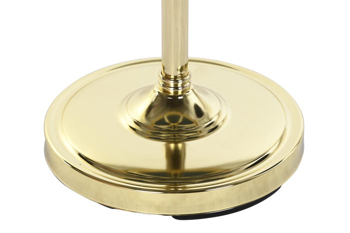 DKD Home Decor Mesita Auxiliar Glam Dorado Laton Espejo 42.5 x 49 x 42.5 cm