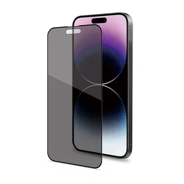 Celly PRIVACYF1056BK Protector de pantalla privacidad para Apple iPhone 15 Pro Max Negro Resistente golpes y rayones