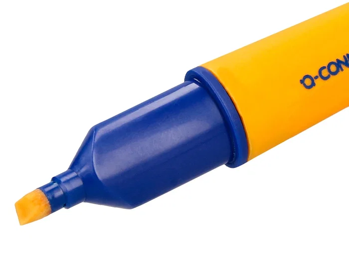 Q-connect Rotulador Detector de Billetes Falsos, Trazo 2-5 mm, Punta Biselada, Fiabilidad 99.9%