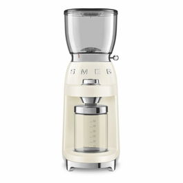 Molinillo Eléctrico Smeg CGF11CREU Transparente Crema 150 W 350 g