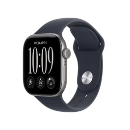 Apple Watch Series 12 GPS 42mm Gris Espacial con Correa Deportiva Azul Marino (S/M)