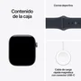 Apple Watch Series 12 GPS 42mm Gris Espacial Aluminio con Correa Deportiva Azul Marino S/M