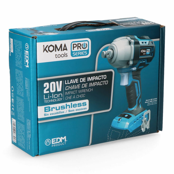 Koma Tools Llave de impacto brushless 20 V 450 nm