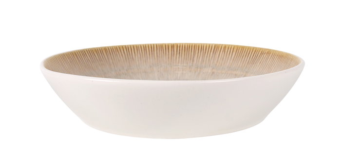 La Mediterranea Plato Hondo Calobra Crema Ø22 x 4.7 cm (18 Unidades)