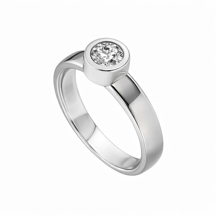 Diamonfire Anillo de Plata de Ley con Circonita Gris Talla 16 Diamonfire Anillo de Plata de Ley con Circonita Gris Talla 16