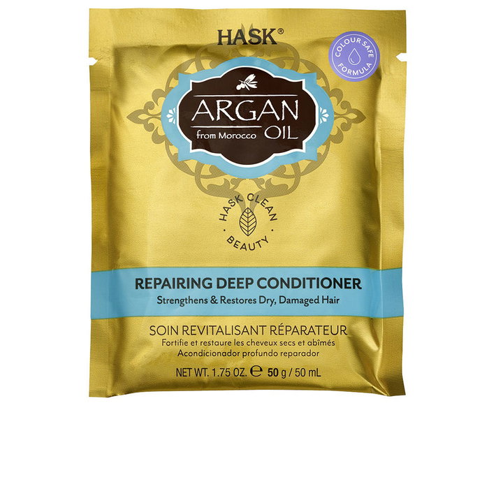 Hask Mascarilla Reparadora Argan Oil 50 gr Cabello Seco y Dañado Hask Mascarilla Reparadora Argan Oil 50 gr Cabello Seco y Dañado