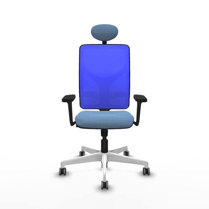 PIQUERAS Y CRESPO Silla de oficina Motilla con mecanismo Sincro, Azul cielo y Azul PIQUERAS Y CRESPO Silla de oficina Motilla con mecanismo Sincro, Azul cielo y Azul