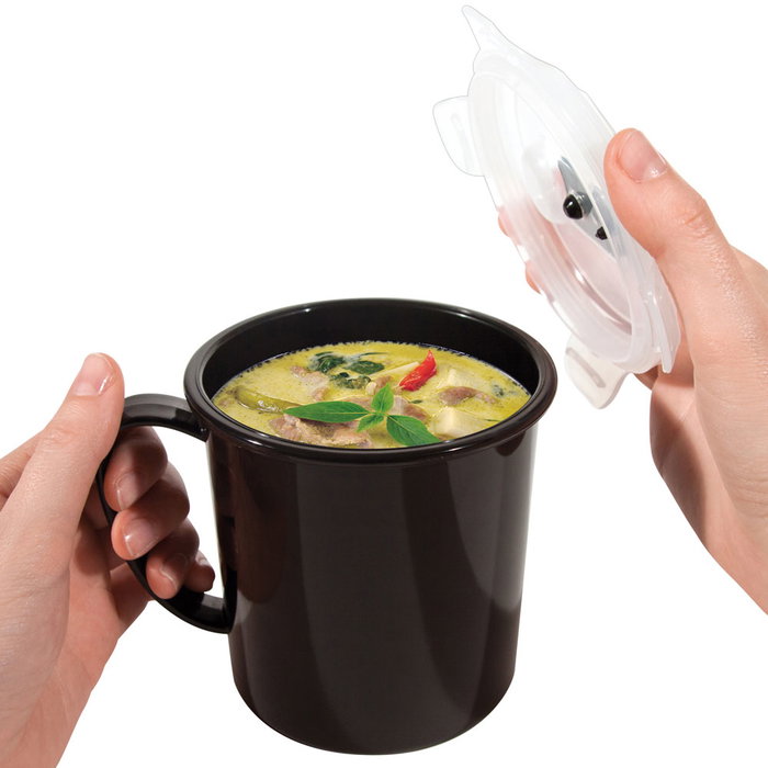 Cook Concept Taza Transporte Sopa 680 Ml Apta Microondas Colores Surtidos