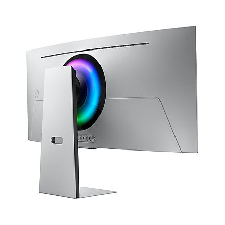 SAMSUNG LS34DG850SUXDU Monitor Gaming 34" (86.4cm) Curvo UltraWide Quad HD OLED 3440x1440 175Hz 0.03ms, G-SYNC, FreeSync Premium Pro, HDR10+, Altavoces, Plata