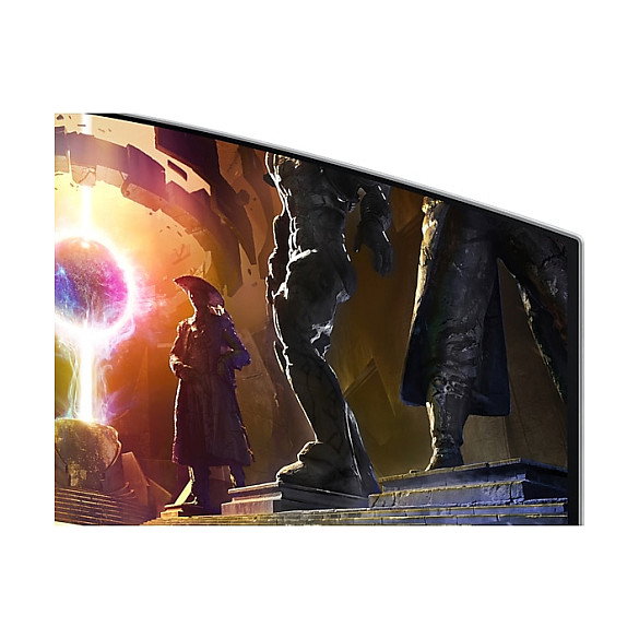 SAMSUNG LS34DG850SUXDU Monitor Gaming 34" (86.4cm) Curvo UltraWide Quad HD OLED 3440x1440 175Hz 0.03ms, G-SYNC, FreeSync Premium Pro, HDR10+, Altavoces, Plata