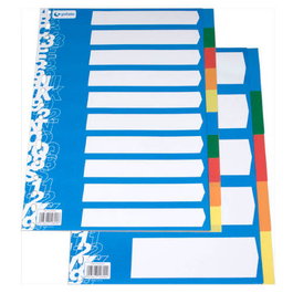 Grafoplás Separador A4 Ecológico 5 Posiciones Multitaladro Polipropileno Colores Surtidos Referencia 41260000