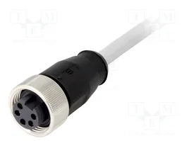 HARTING Enchufe Industrial Recto de 7/8 pulg. con 5 Pines y Cable de 1,5 m