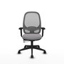PIQUERAS Y CRESPO Silla de oficina Cilanco Gris con Mecanismo Sincro/Traslack