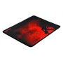 Redragon Pisces P016 Alfombrilla Gaming para Ratón, Negro y Rojo, Tamaño M, Tejido con Seda, Doble Costura, Base Antideslizante