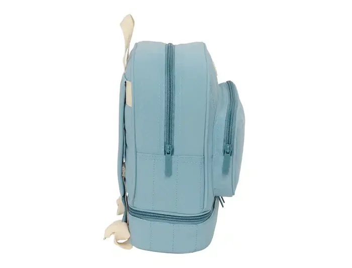 Mochila Escolar Safta Elefante Azul 22 x 27 x 10 cm