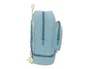 Mochila Escolar Safta Elefante Azul 22 x 27 x 10 cm