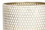 DKD Home Decor Macetero Glam Dorado Blanco Metal 36 x 81.5 x 36 cm Set de 2