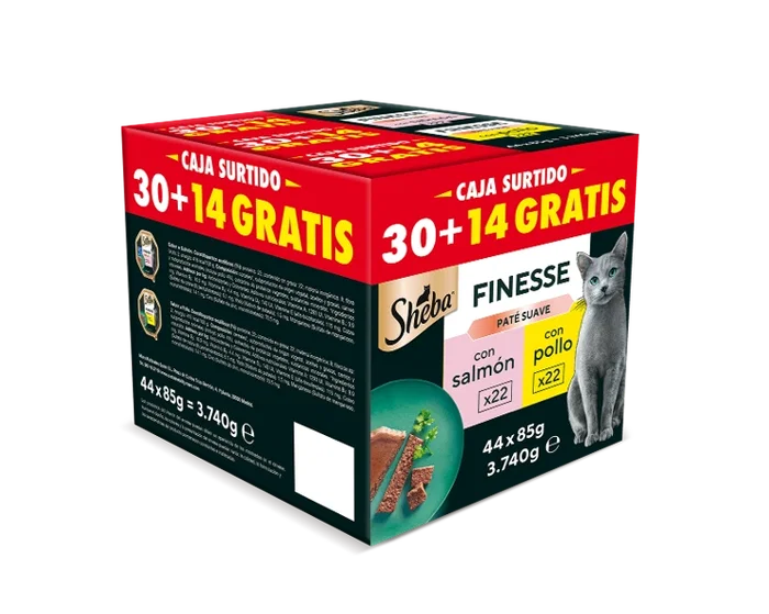 Sheba Finesse Pack de 44 Terrinas Sheba Finesse Pack de 44 Terrinas