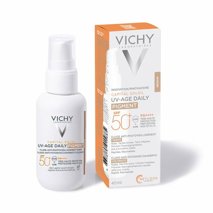 Vichy Capital Soleil UV Age Fluido Fotoprotector Diario Color Medium SPF50+ 40 ml Vichy Capital Soleil UV Age Fluido Fotoprotector Diario Color Medium SPF50+ 40 ml