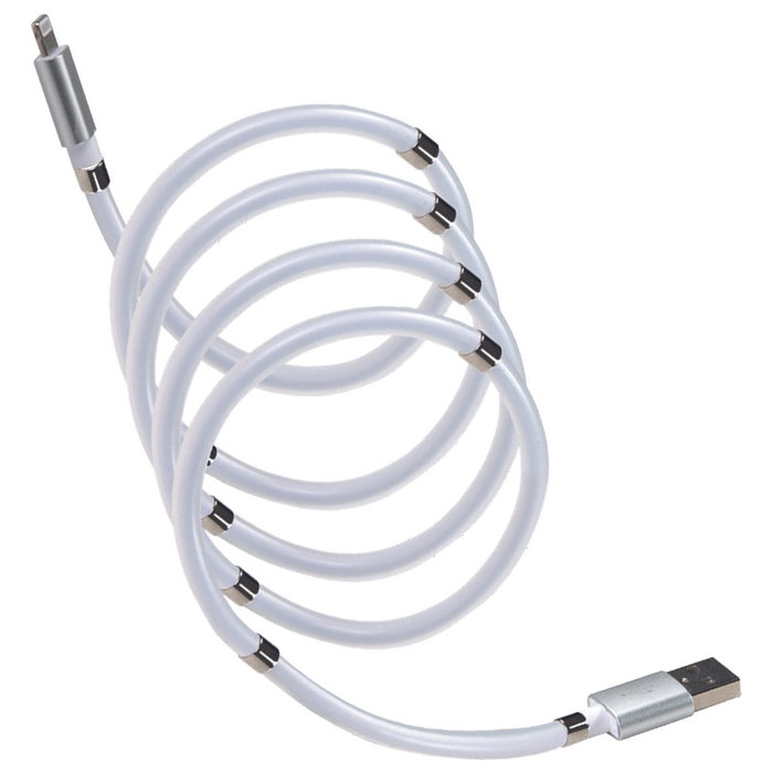 Be Mix Cable Imán Carga Rápida iPhone 1 Metro con 10 Imanes