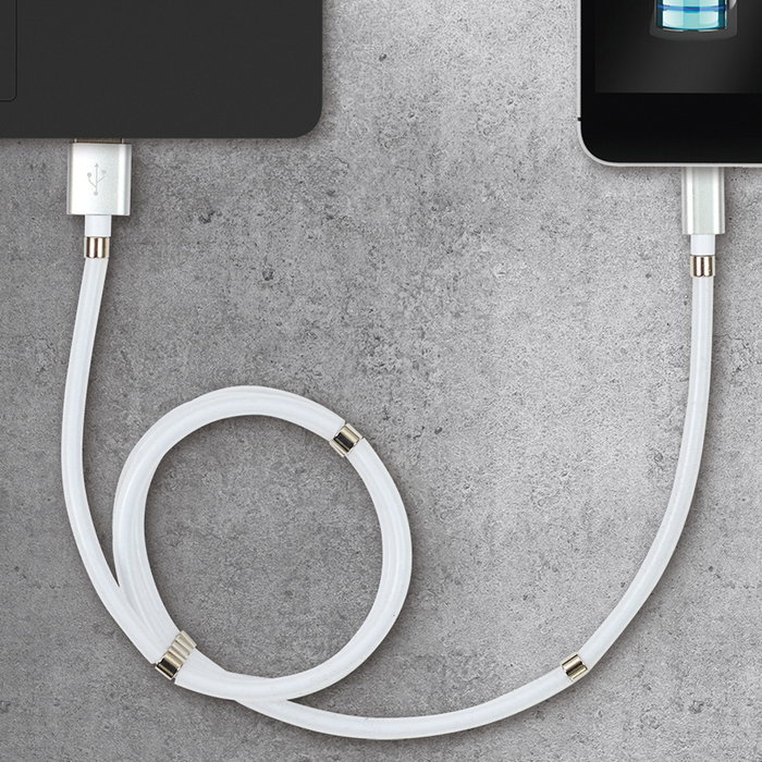 Be Mix Cable Imán Carga Rápida iPhone 1 Metro con 10 Imanes