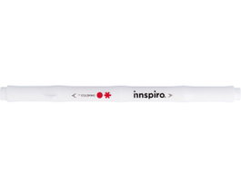 Innspiro Rotulador COLORING doble punta rojo 0,4mm/0,8mm