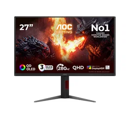 AOC G4 Q27G4ZD Monitor Gaming QD-OLED QHD 280Hz 27 pulgadas