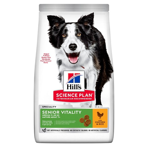 Hill's Science Plan Canine Senior Vitality Medium 2,5kg Hill's Science Plan Canine Senior Vitality Medium 2,5kg
