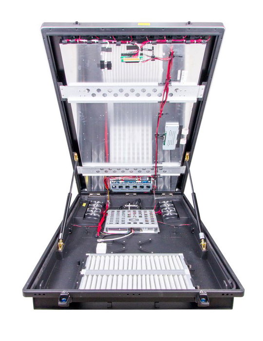 Ernitec Monitor 4K UHD de 55" Antivandálico e Impermeable, Alta Brillo 3000 NITS, Uso 24/7, Paisaje