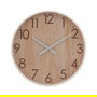 Reloj Natural Madera Decoración 60 X 60 X 5,50 cm