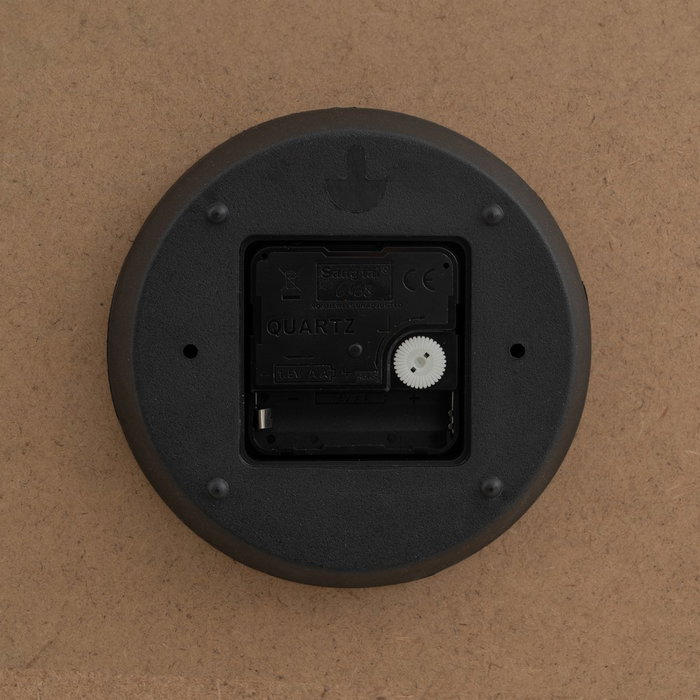 Reloj Natural Madera Decoración 60 X 60 X 5,50 cm