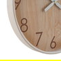 Reloj Natural Madera Decoración 60 X 60 X 5,50 cm