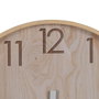 Ixia Reloj de Madera Natural Decoración 60 x 60 x 5,50 cm