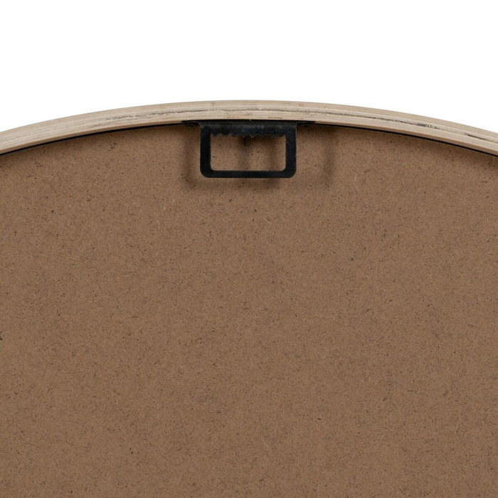 Ixia Reloj de Madera Natural Decoración 60 x 60 x 5,50 cm