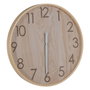 Ixia Reloj de Madera Natural Decoración 60 x 60 x 5,50 cm
