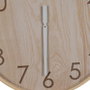 Ixia Reloj de Madera Natural Decoración 60 x 60 x 5,50 cm