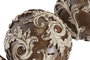 DKD Home Decor Bola de Decoración de Resina 13x13x13 cm Surtida