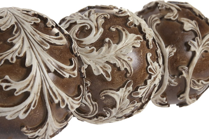 DKD Home Decor Bola de Decoración de Resina 13x13x13 cm Surtida