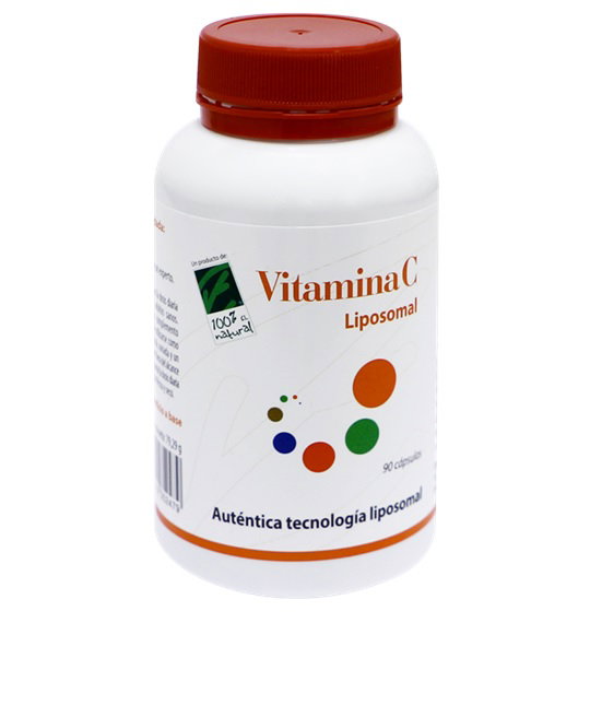 CIEN POR CIEN NATURAL Vitamina C Liposomal 90 cápsulas 500mg CIEN POR CIEN NATURAL Vitamina C Liposomal 90 cápsulas 500mg