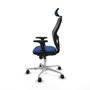 PIQUERAS Y CRESPO Silla de oficina Jorquera Azul marino y Negro