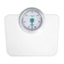 Livoo DOM490 Báscula de Baño Mecánica Retro, Sin Batería, Máx. 136 kg, Metal Antideslizante - Blanco