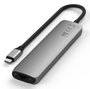 Satechi Adaptador USB-C Slim Multi-Port Hub 7 en 1, Gris Espacial