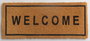 DKD Home Decor Felpudo de Fibra de Coco Home Sweet Home 65x25x1,5 cm